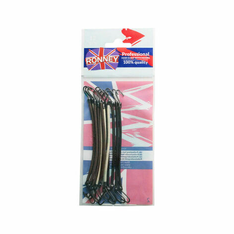 Ronney Hair Gums With Hooks, Juuksekummid Konksudega