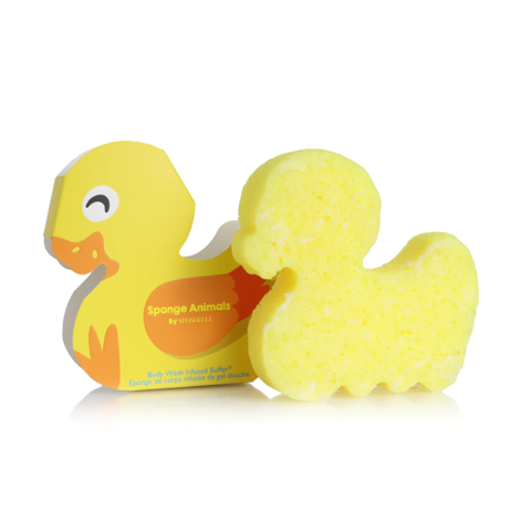 Spongelle Sponge Animal Kids Sponge Duck Body wash infused sponge