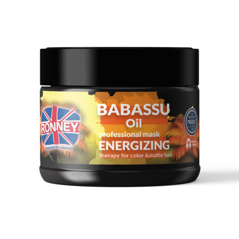Ronney Professional Babassu Oil Energizing Therapy Mask, Hair mask for colored hair