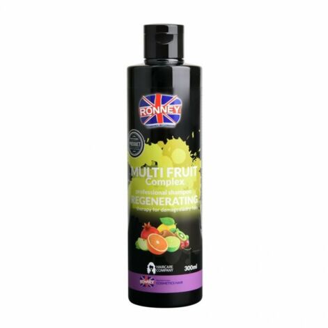 Ronney Professional Multi Fruit Complex Shampoo Refenerating, Shampoo for Dry and Damaged Hair