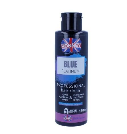 Ronney Blue Platinum Hair Rinse, Blue Hair skalošana