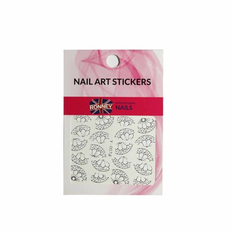 Ronney Professional Nail Art Stickers, Vattenklistermärken för naglar