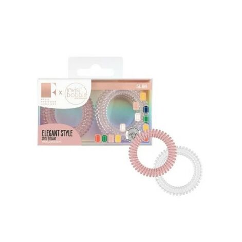 Invisibobble SLIM Rosie Fortescue Slim Glasses Hair Elastics