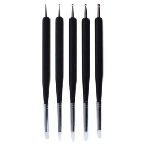Kiepe Double side Silicone Dotting Pen And Brush Set, Pintsli Ja Pliiatsi Komplekt