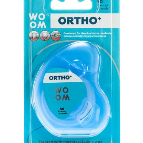 WOOM Ortho+ Dental Floss, Ортодонтическая нить
