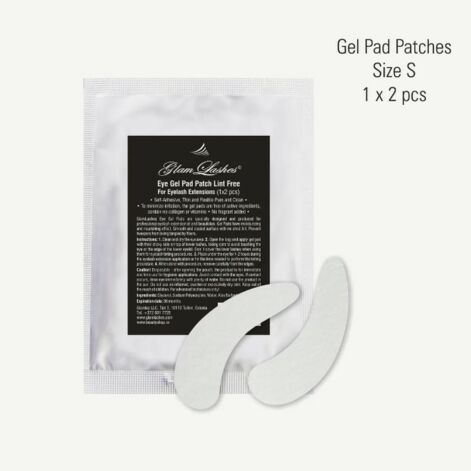 GlamLashes Eye Gel Pad Patch Lint Free, Geelpadjad Ripsmepikendustele (S)