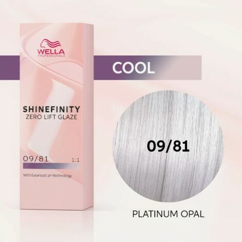 Wella Professionals Shinefinity Zero Lift Glaze, Daļēji pastāvīga matu krāsa