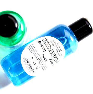 Water paint cleaner, latex-based glue residue remover (glitter tattoo, eyelash glue), airbrush gun cleaner