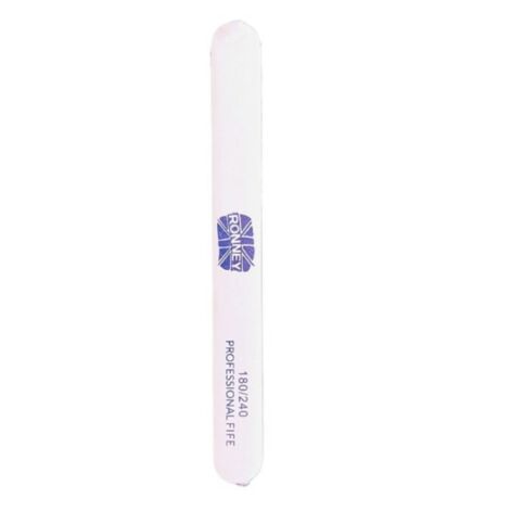 Ronney Professional Premium Straight Nail File 180/240