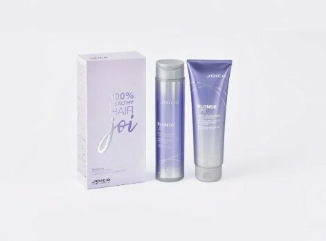 Joico Holiday Duo Blonde Life Violet, Violetse Pigmendiga Blondidele Juustele Kinkekomplekt.