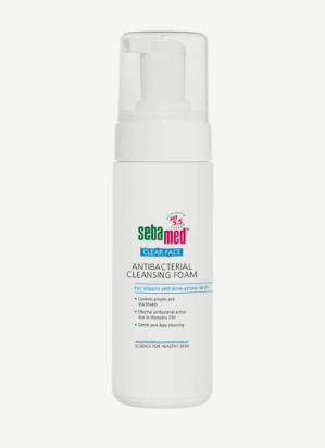 Sebamed Clear Face Cleansing Foam, Антибактериальная очищающая пенка для лица