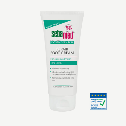 Sebamed Extreme Dry Skin Relief Hand Cream 5% Urea, Kāju krēms īpaši sausai ādai