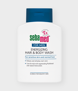 Sebamed Energizing Hair & Body Wash For Men, Stimulējošs matu un ķermeņa mazgāšanas līdzeklis vīriešiem