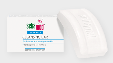 SEBAMED Clear Face Cleansing Bar, Attīrošas ziepes sejai