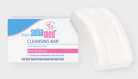 SEBAMED Baby Cleansing Bar, Tvålfri tvål för barn med Panthenol