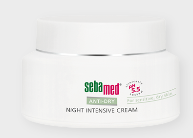Sebamed Anti-Dry Night Intensive Cream, Intensiv nattkräm för torr hud
