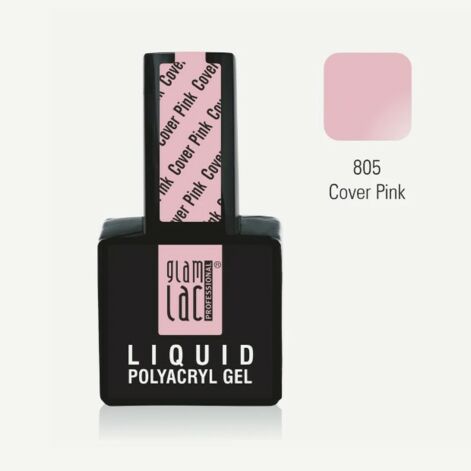 GlamLac Liquid Polyacryl Gel, Vedel Polüakrüülgeel Cover Pink