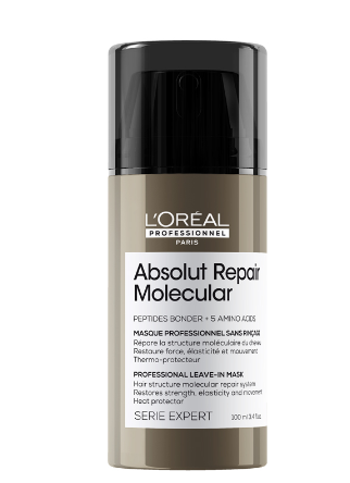 L'Oréal Professionnel Absolut Repair Molecular Leave-In Mask , Hiuksiin jätettävä naamio