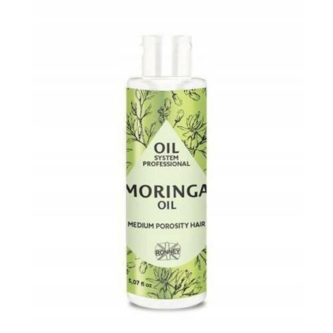 Ronney Professional Oil System Moringa Oil Medium Porosity Hair, Eļļa vidēji porainiem matiem