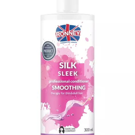 Ronney Smoothing Silk And Sleek Conditioner, Balzams plāniem matiem