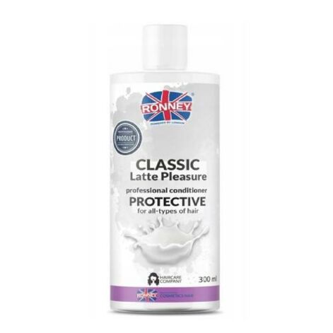 RONNEY Professional Conditioner Classic Latte Pleasure Protective, Juukseid Kaitsev Piimjas Palsam