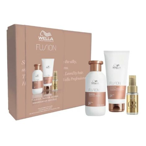 Wella Fusion Intense Gift Set, Komplekt Kahjustatud Juustele
