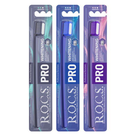 R.O.C.S. PRO Toothbrush Whitening Medium, Zobu birste