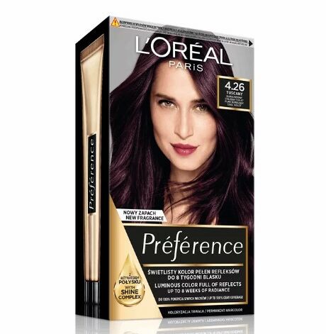 L'oreal Preference Hair Dye, Pysyvä Väri