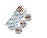 Nail Art Brush Set, Küüne Maalingute Pintslikomplekt