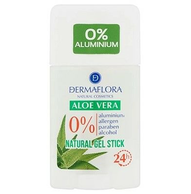 Dermaflora Natural Gel Stick, Geeldeodorant Aloe Vera