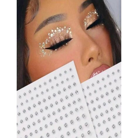 Eye & Face Decorative Drill Stickers, Dekorativa Borrdekaler För Ögon Och Ansikte