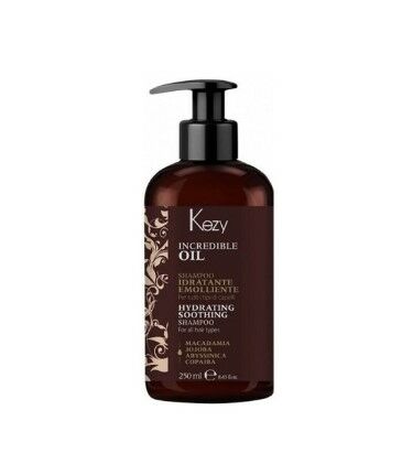 Kezy Incredible Oil Hydrating And Soothing Shampoo, Hellävaraisesti Kosteuttava Shampoo