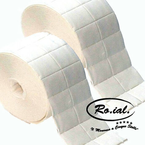 Nailpad roll, Roial Italy - Nukkaamattomat puhdistustyynyt, 1000kpl.