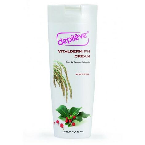Skin Care Depileve Lotion & Serum - Depileve Vitalderm pH Cream with rice and ruscus extracts