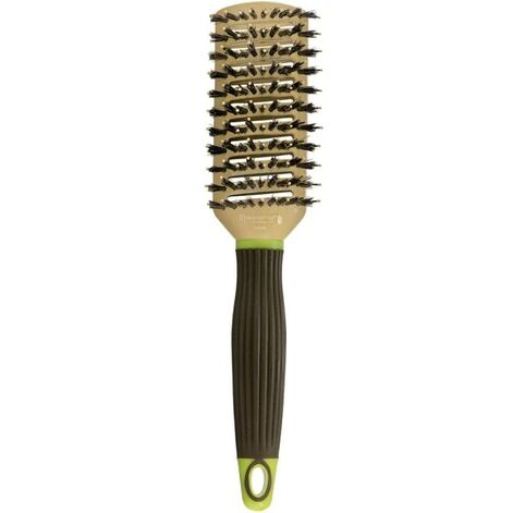 Tuneļveida suka matu ieveidošanai ar fēnu. 100% dabiski sari - Macadamia Natural Oil Boar Nylon Tunnel Vent Brush