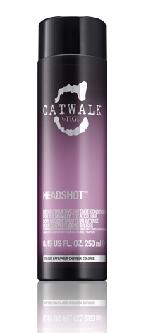TIGI Catwalk Headshot Conditioner 250ml  RECONSTRUCTIVE INTENSE CONDITIONER FOR CHEMICALLY TREATED HAIR
