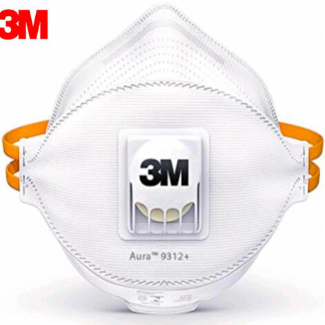 3M Respiraator Aura 9312+FFP1 klapiga 1tk