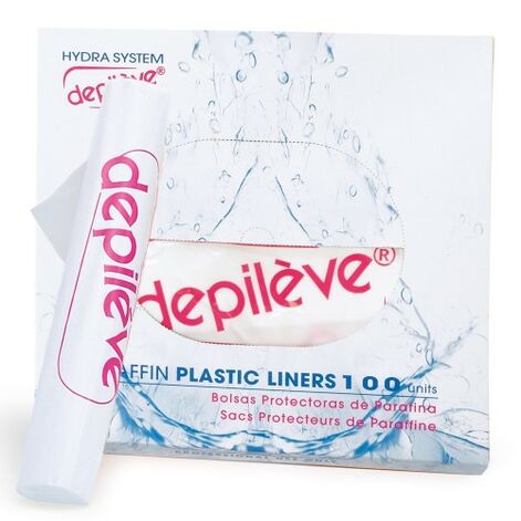 Depileve Paraffin Plastic Liners, 100 Units