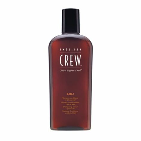 American Crew 3in1 Shampoo, Hoitoaine Ja Sihkusaippua