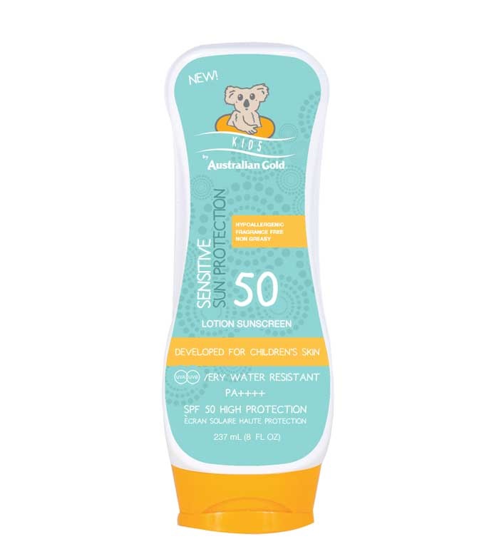 Australian Gold Kids Lotion, High Protection SPF 50, Päikesekaitsekreem Lastele