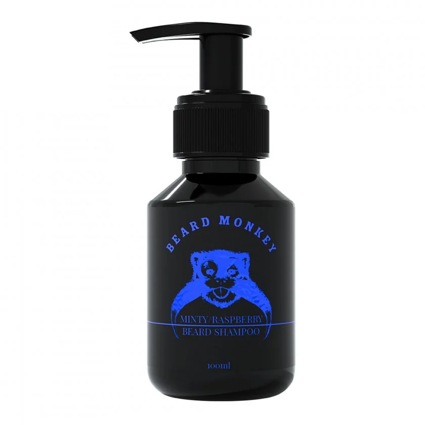 Beard Monkey Beard Shampoo Minty & Raspberry, Шампунь для бороды