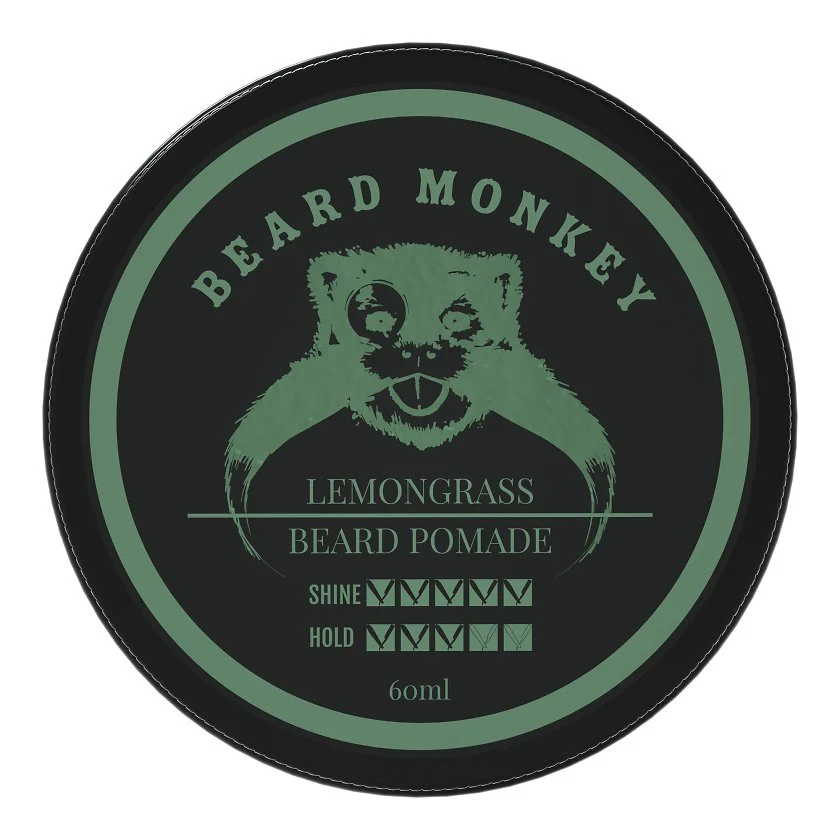 Beard Monkey Beard Pomade Lemongrass, Habemepumat Sidrunhein