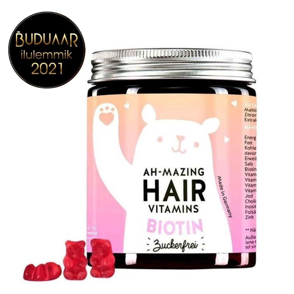 Bears with Benefits Ah-Mazing Sugar Free Hair Vitamins Juuksekasvu vitamiinid suhkruvabad