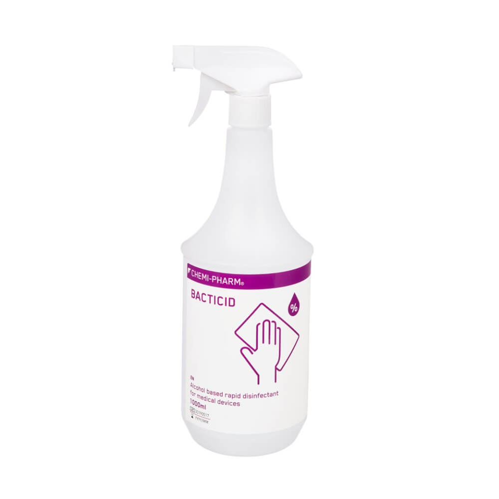 Chemi-Pharm Bacticid, Quick-acting disinfectant for medical devices 72%