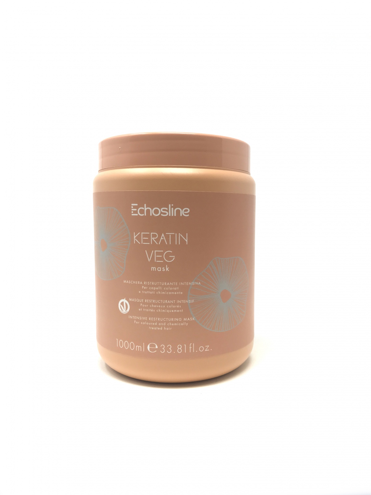 Echosline Keratin Veg Intensive Restructuring Mask, Маска Для окрашенных и обработанных волос