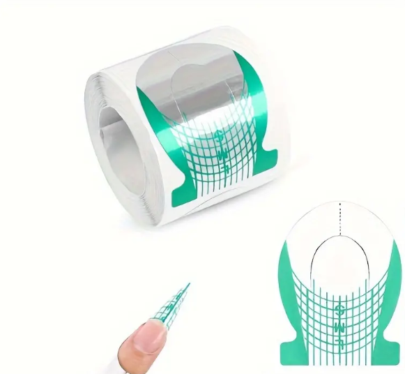 Nail Forms With Strong Adhesive, формы для наращивания ногтей 10 шт.