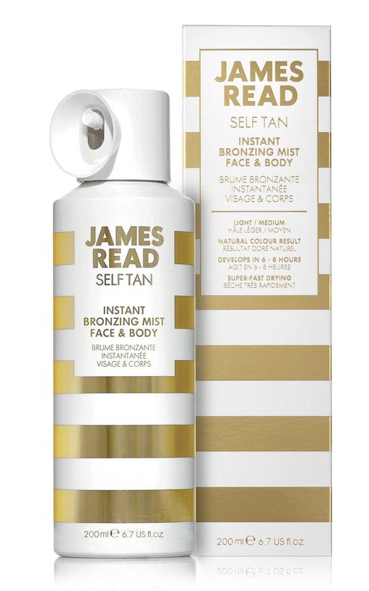 James Read Instant Bronzing Mist, Päevitussprei näole ja kehale