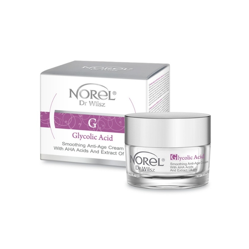 Norel Dr Wilsz Glycolic Acid Night Cream, AHA-hapete ja iirise ekstraktiga nahka ühtlustav öökreem