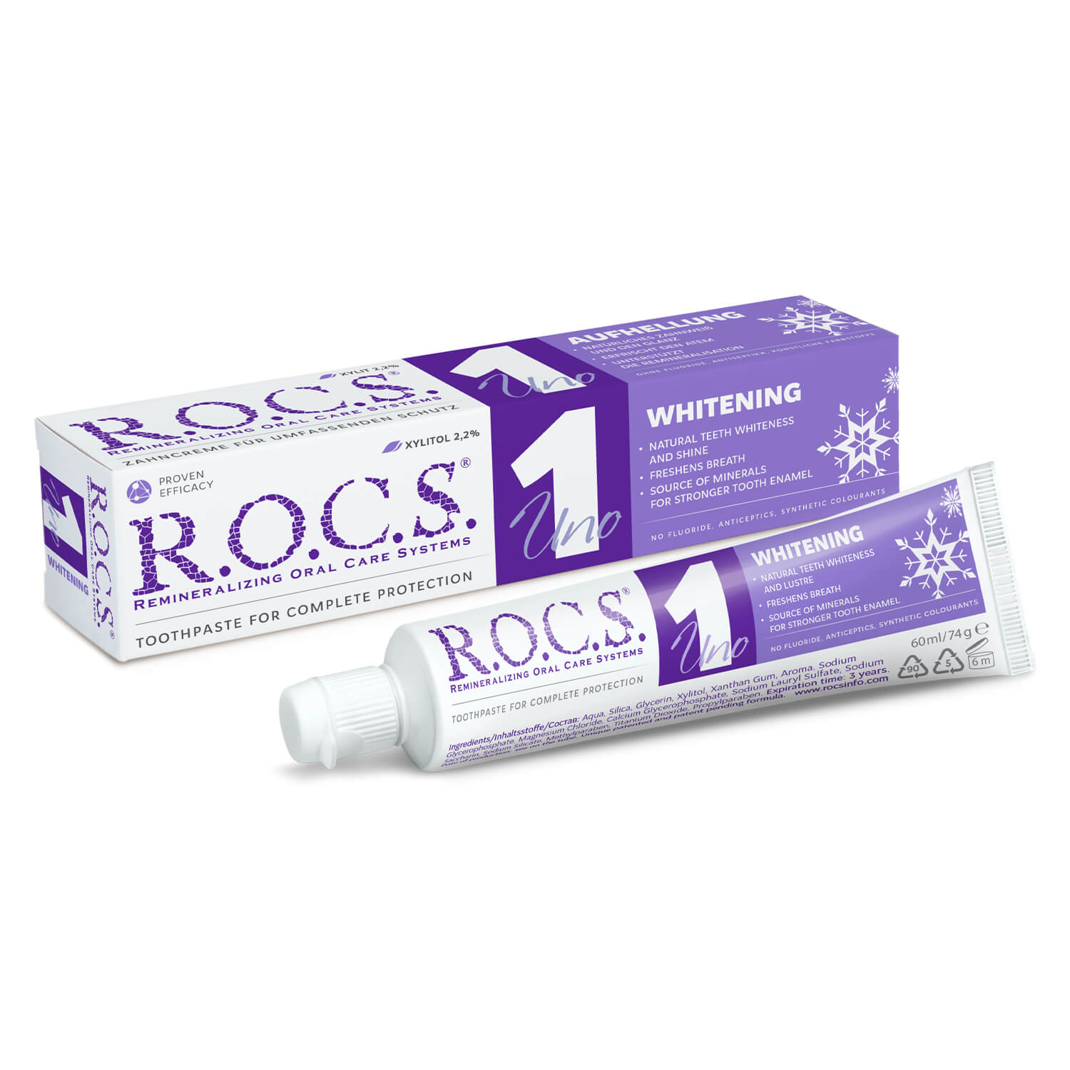 R.O.C.S. Uno Whitening Toothpaste , Valgendav Hambapasta