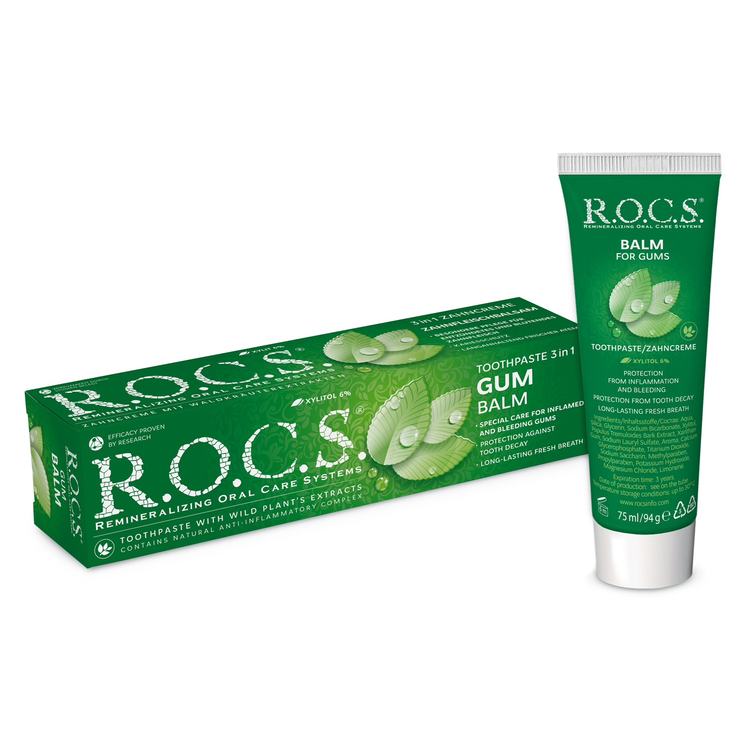 R.O.C.S. Balm For Gums Toothpaste Hambapasta Igemepalsam